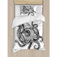 Animal Cuttlefish Sea Duvet Cover Set