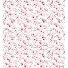 Romantic Spring Apple Blossom Duvet Cover Set