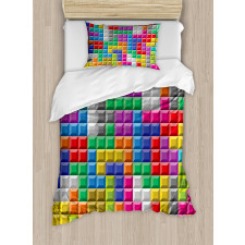 Colorful Blocks Art Duvet Cover Set