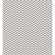 Grey and White Zig Zag Duvet Cover Set