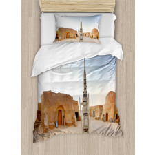 Planet Town Wars Image Duvet Cover Set