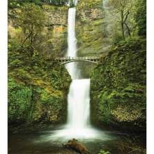 Waterfall Oregon Bridge Duvet Cover Set