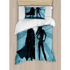 Unisex Costume Cape Duvet Cover Set