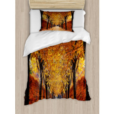 Pathway in the Woods Duvet Cover Set