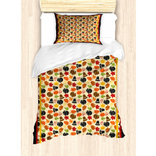 Pilgrims Hat Fall Duvet Cover Set