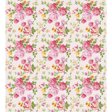 Spring Wild Roses Blooming Duvet Cover Set