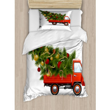 Xmas Truck and Tree Duvet Cover Set