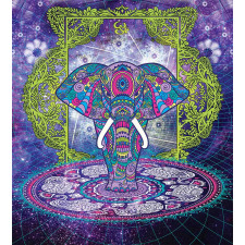 Mandala Out Space Image Duvet Cover Set