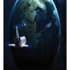 Spaceship Earth Fiction Duvet Cover Set