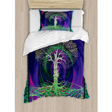 Digital Psychedelic Art Duvet Cover Set