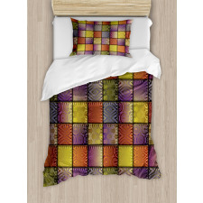 Digital Mix Motif Shapes Duvet Cover Set