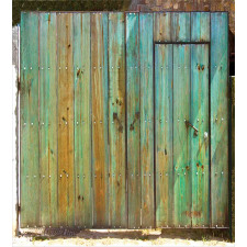 Rustic Old Wooden Gate Duvet Cover Set
