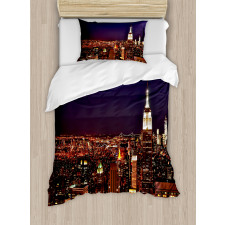 New York Manhattan Nİght Duvet Cover Set