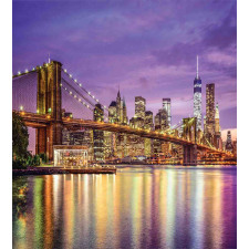 Broadway Scenery NYC Duvet Cover Set