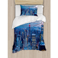 Sunset in NYC Photo Duvet Cover Set