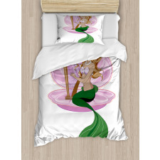 Fairytale Mermaid Art Duvet Cover Set