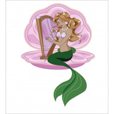 Fairytale Mermaid Art Duvet Cover Set