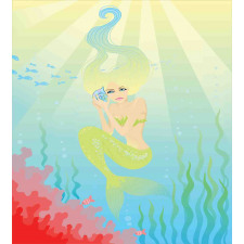 Unusual Mermaid Shell Duvet Cover Set