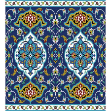 Oriental Tile Effects Duvet Cover Set
