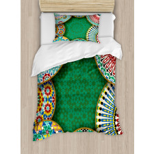 Oriental Hippie Motif Duvet Cover Set