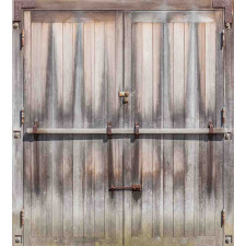 Wooden Oak Country Gate Duvet Cover Set