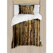 Oak Barn Timber Door Duvet Cover Set