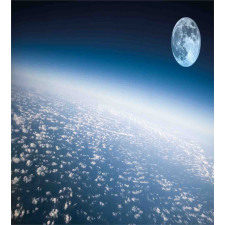 Planet Earth and Moon Duvet Cover Set