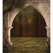 Retro Arch in Garden Duvet Cover Set