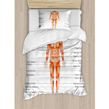 Biology Muscle System Duvet Cover Set