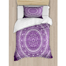 Mandala Floral Boho Duvet Cover Set