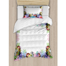 Pastel Tender Butterflies Duvet Cover Set