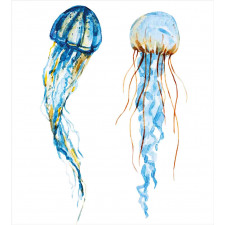 Jellyfish Exotic Sea Duvet Cover Set