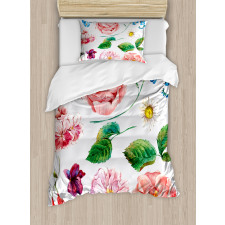 Bouquet Set with Rose Duvet Cover Set