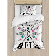 Arrows Words Native Duvet Cover Set