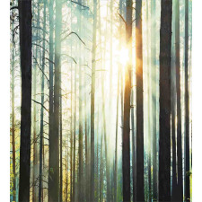 Fairy Foggy Forest Woods Duvet Cover Set