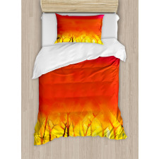 Colorful Abstract Tree Duvet Cover Set