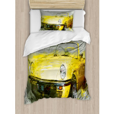 Vintage Retro Style Cuban Duvet Cover Set