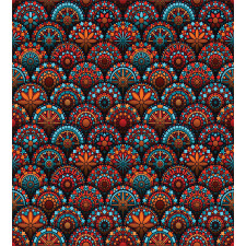Geometric Floral Forms Duvet Cover Set