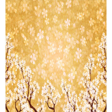 Trees Blossom in Spring Duvet Cover Set
