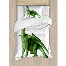 Ugly Standing Dragon Duvet Cover Set