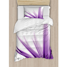 Purple Ombre Lotus Art Duvet Cover Set