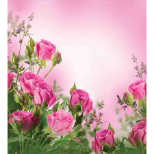Spring Season Roses Buds Duvet Cover Set