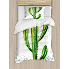 Mexican Cartoon Cactus Duvet Cover Set