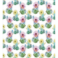 Mexican Plant Cactus Duvet Cover Set