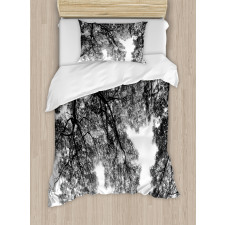 Tree Branches and Leaves Duvet Cover Set