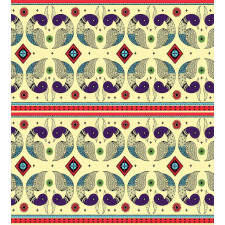 Peacock Pattern Duvet Cover Set