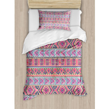 Retro Spring Aztec Art Duvet Cover Set