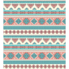 Aztec Art Style Duvet Cover Set