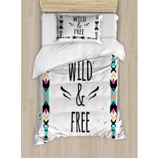 Geometric Boho Frame Duvet Cover Set