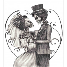 Skeleton Marriage Duvet Cover Set